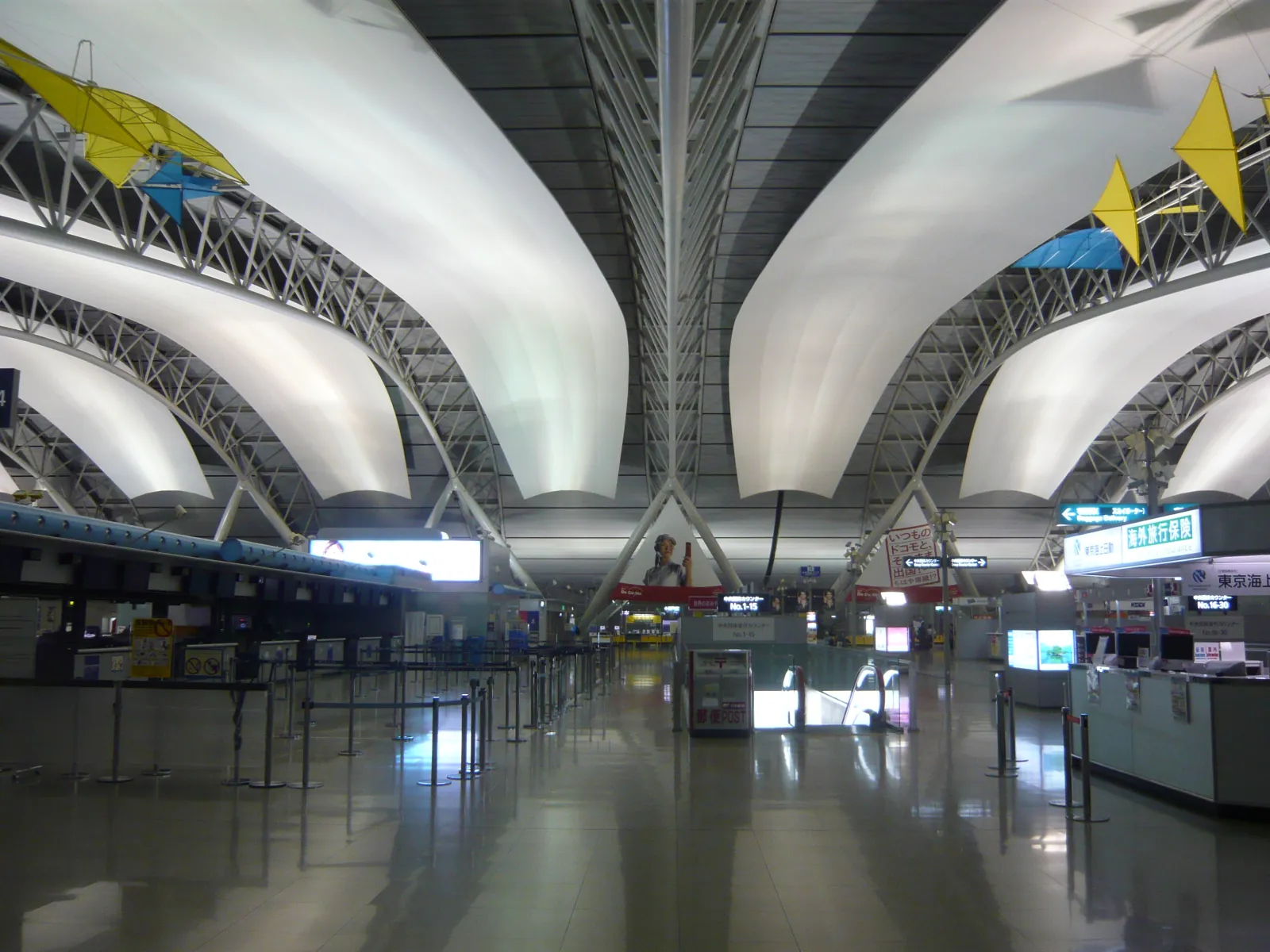 Kansai Airport's departure gates