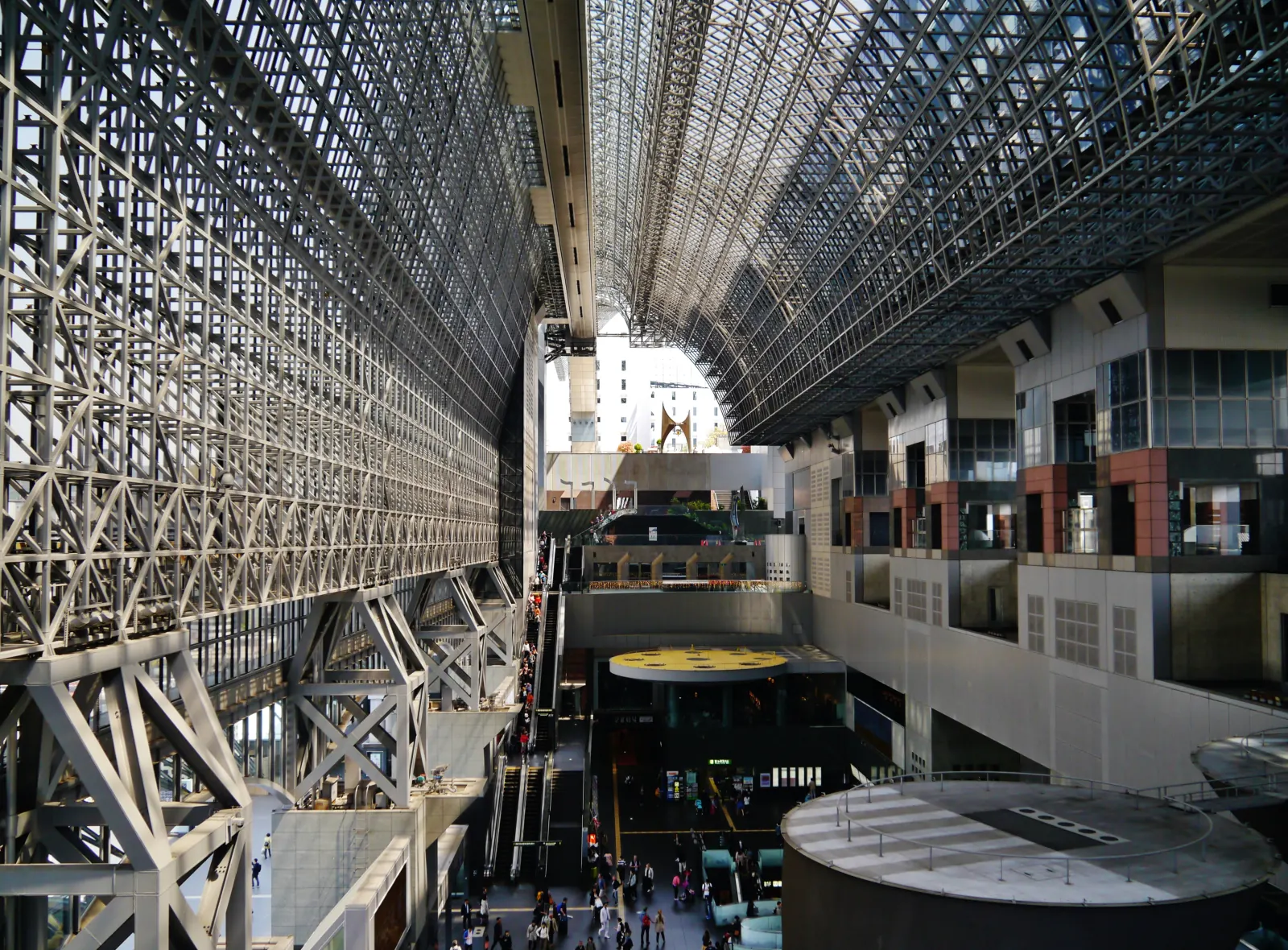 Kyoto Station's great hall