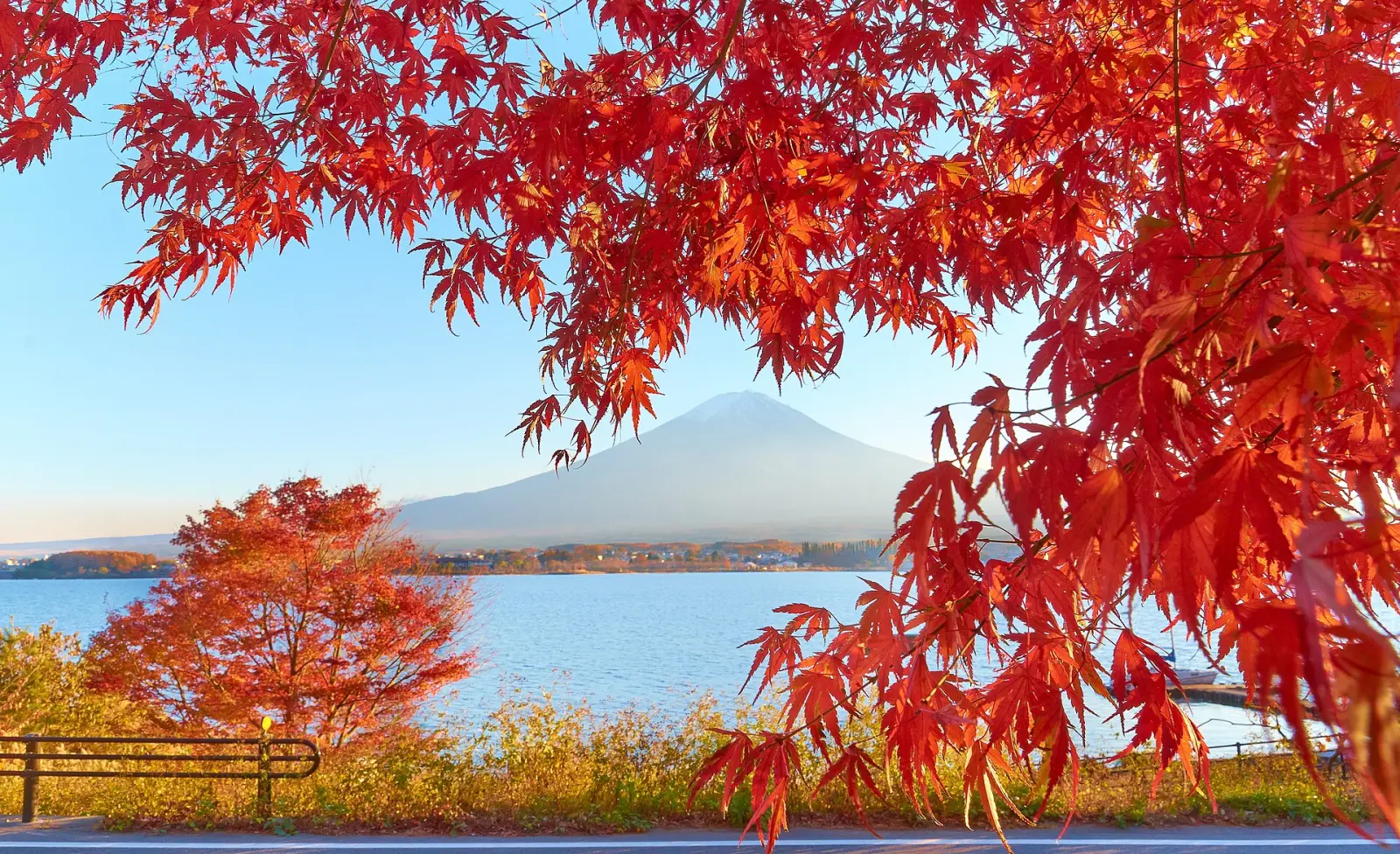Mt Fuji over Lake Kawaguchi