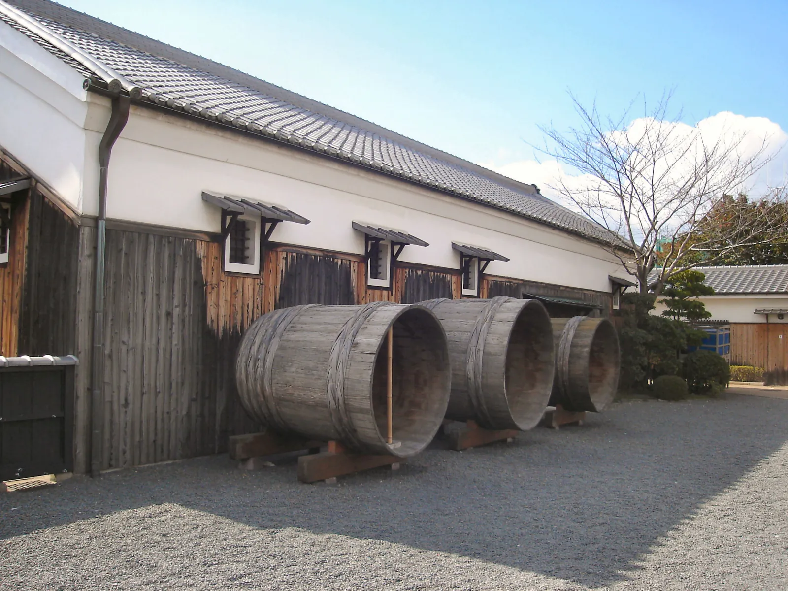 Gekkeikan's old storehouses in Fushimi