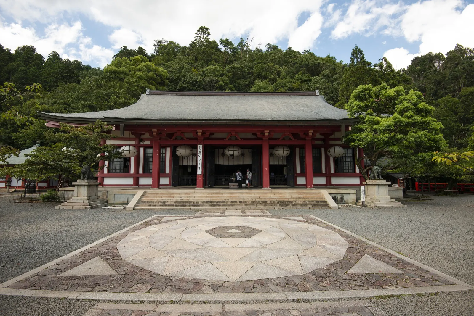 Kurama-dera's main hall, at the end of the walk