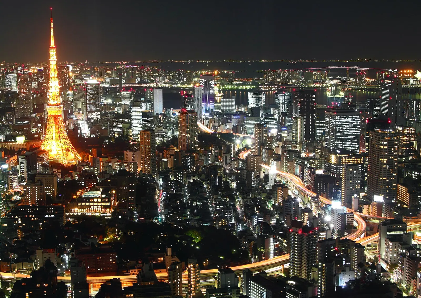 Tokyo at night