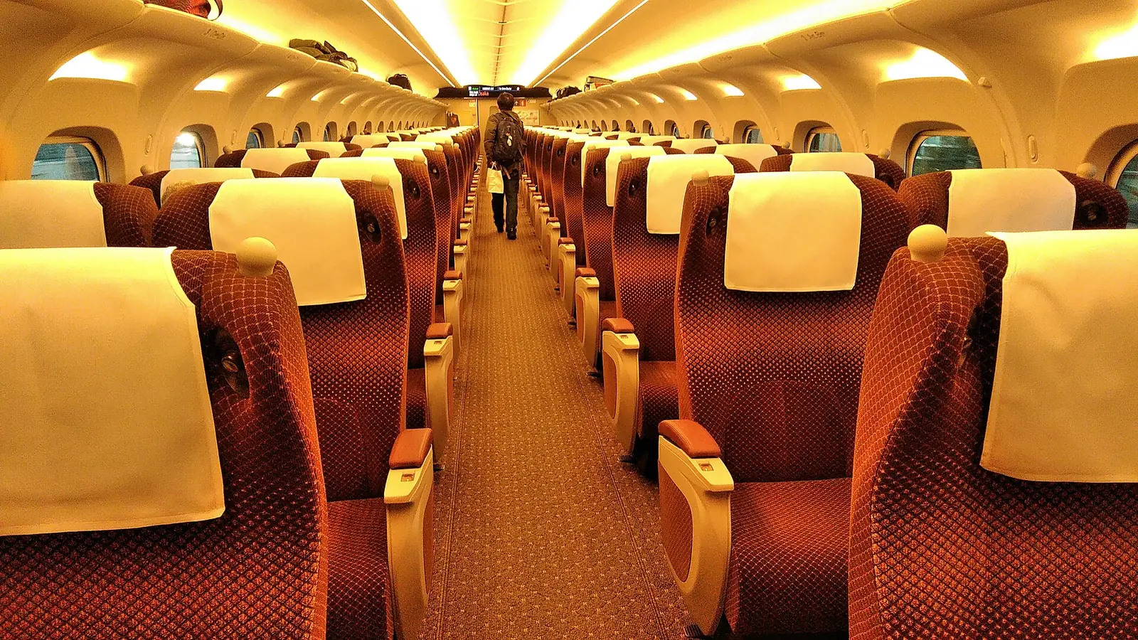 The Green Car of a Tokaido Shinkansen